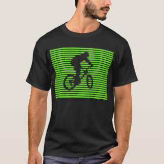 bike shirt - green lines