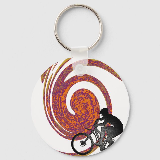 BIKE SLICK ROCK KEY RING (Front)