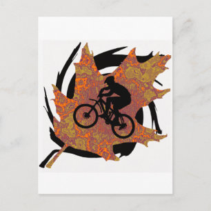 Bike Smoke Style Postcard