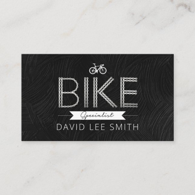 Bike specialist business card (Front)