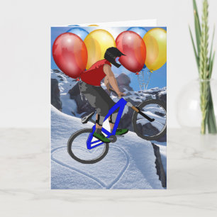 Bike Sport Happy Birthday Family Friends Destiny Card