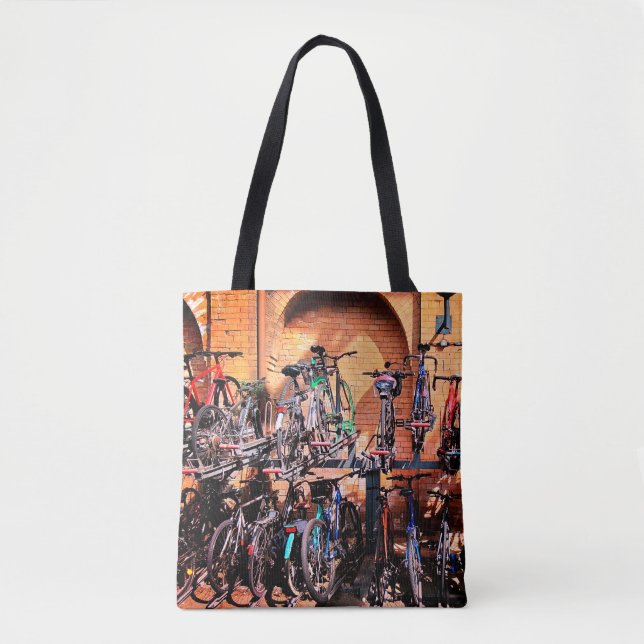 Bike stand tote bag (Front)