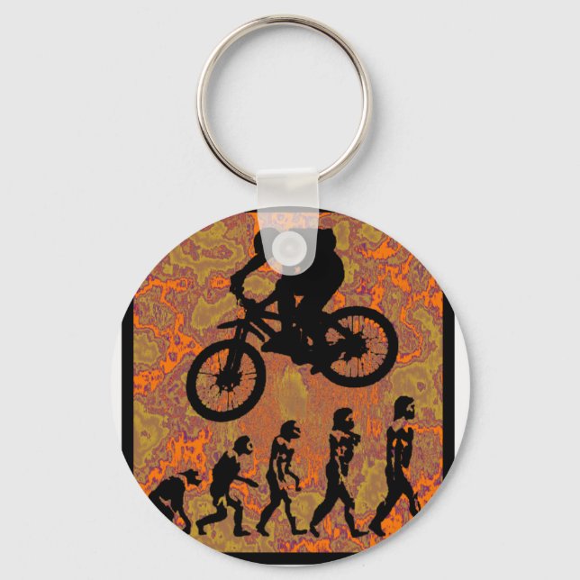 Bike Start Up Key Ring (Front)
