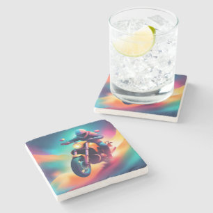 bike stone coaster