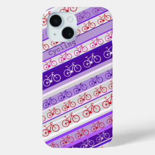 bike stripes - cycling iPhone 15 case