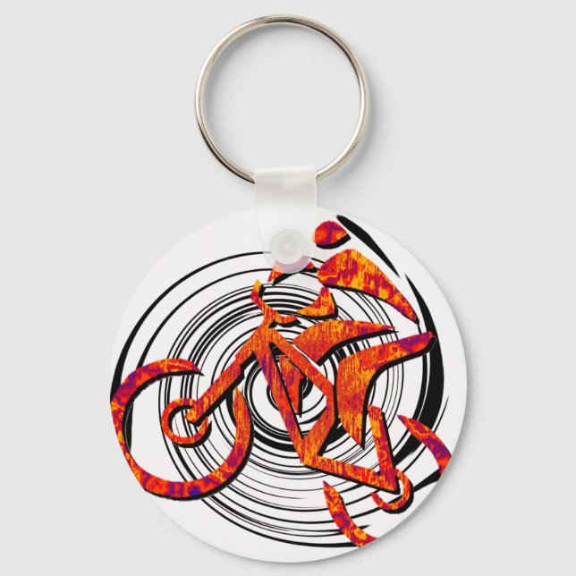 Bike Subtle Change Key Ring (Front)