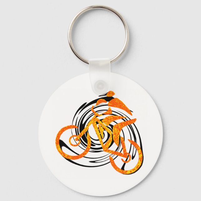 bike Super Gradient Key Ring (Front)