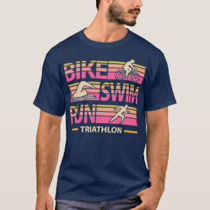 Bike swim run triathlon 2 T-Shirt
