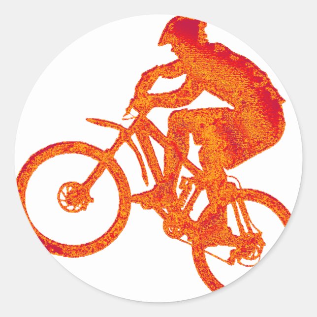 Bike Take Time Classic Round Sticker (Front)