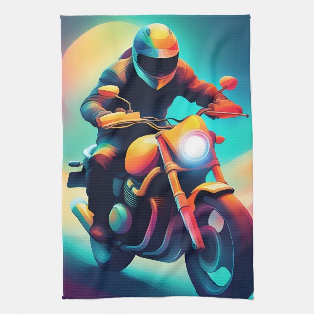 bike tea towel (Vertical)