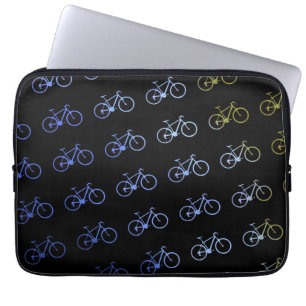 bike-themed laptop sleeve