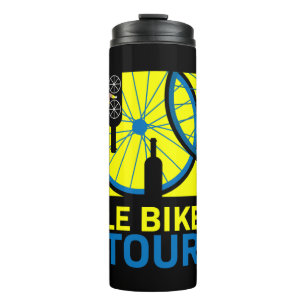 Bike Tour Art Thermal Tumbler