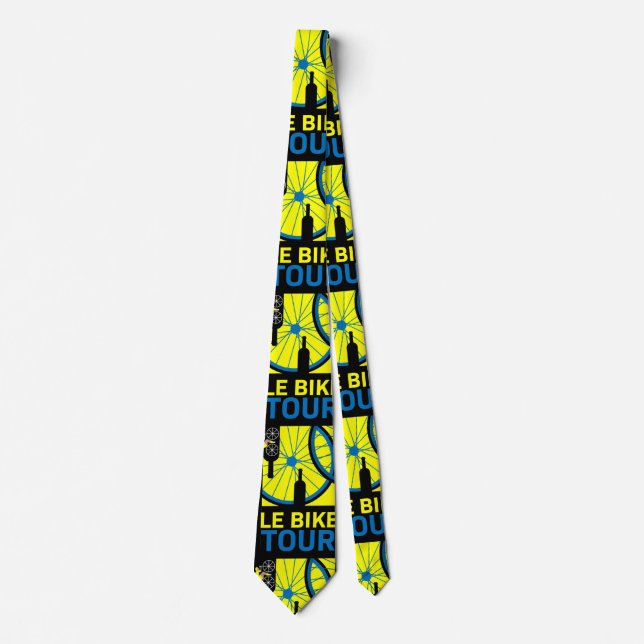Bike Tour Art Tie (Front)