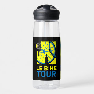 Bike Tour Art Water Bottle