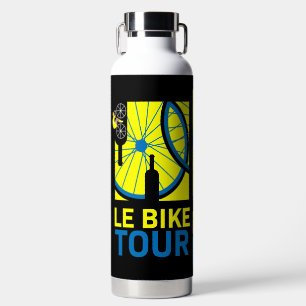 Bike Touring Art Water Bottle
