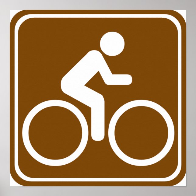 Bike Trail Highway Sign (Front)