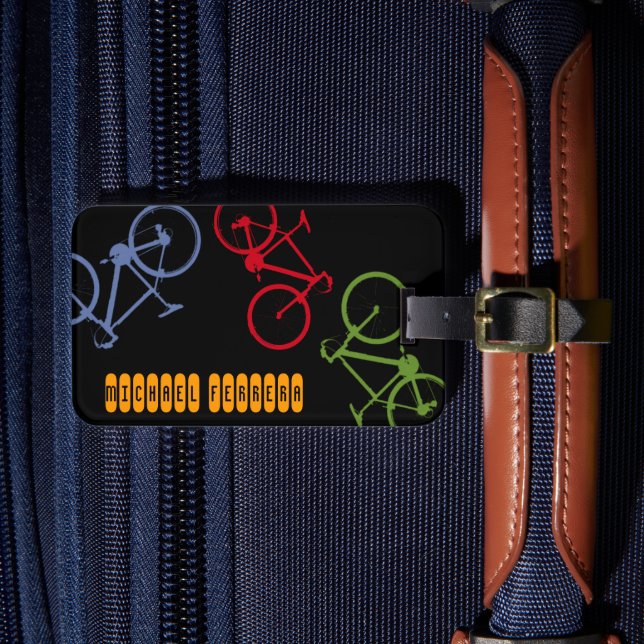 Bike Traveller Luggage Tag (Front Insitu 4)