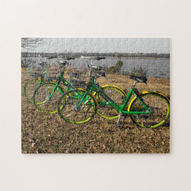 Bike Triplets Jigsaw Puzzle (Horizontal)