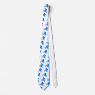 Bike Turquoise Flasher Tie