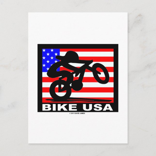 Bike USA Postcard (Front)