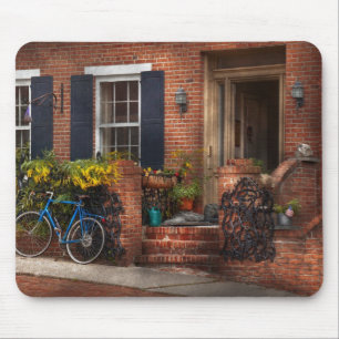Bike - Waiting for a ride Mouse Pad