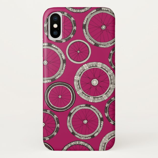 bike wheels pink Case-Mate iPhone case (Back)