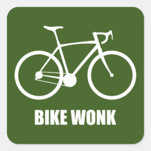 Bike Wonk Square Sticker