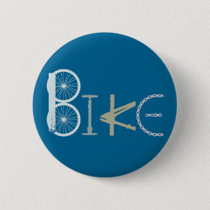 Bike Words from Bike Parts Bicycle Sports fan 6 Cm Round Badge