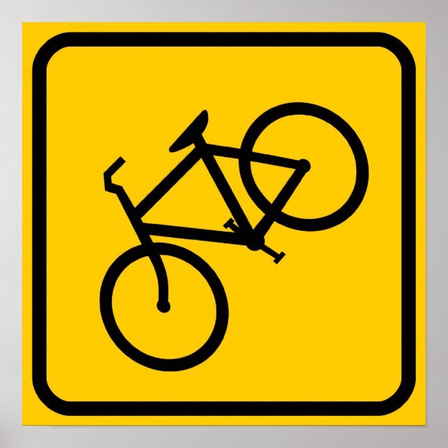 Bike XING Zone Poster (Front)
