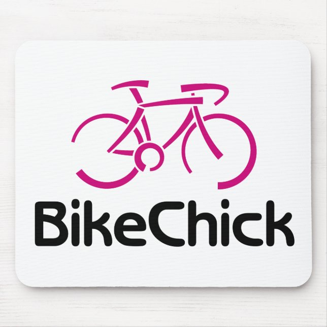 BikeChick Logo (new) Mouse Pad (Front)