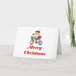 BikeChick Santa Holiday Card