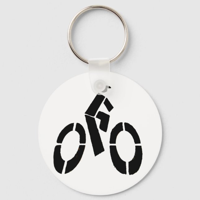 Bikeman Icon Key Ring (Front)