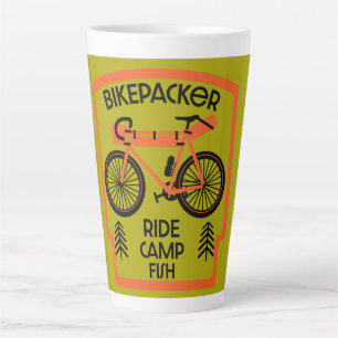 Bikepacker Fish And Camp Coffee Mug