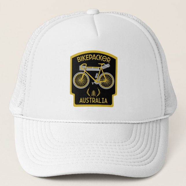 Bikepacking Australia Trucker Hat (Front)