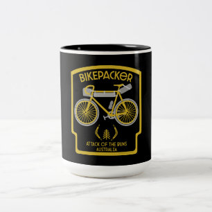 Bikepacking Australian Attack of The Buns Two-Tone Coffee Mug