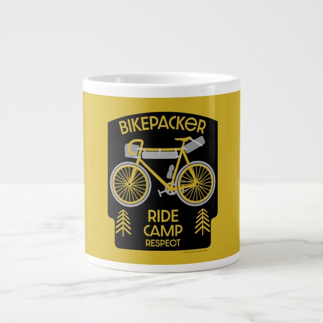Bikepacking | Backpacking | Touring | Camping Large Coffee Mug (Front)