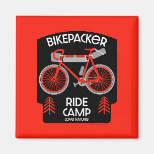 Bikepacking Backpacking Touring Camping Magnet