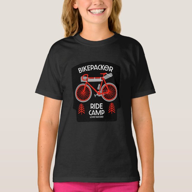Bikepacking | Backpacking | Touring | Camping T-Shirt (Front)