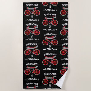 Bikepacking Canada Beach Towel