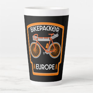 Bikepacking Europe Latte Mug