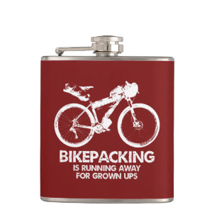 Bikepacking Is Running Away For Grown Ups Hip Flask