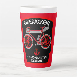 Bikepacking The Highland Trail Scotland Latte Mug