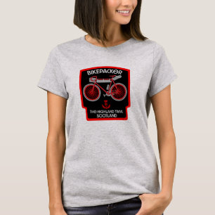 Bikepacking The Highland Trail Scotland T-Shirt
