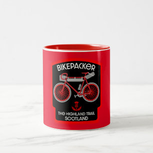 Bikepacking The Highland Trail Scotland Two-Tone Coffee Mug