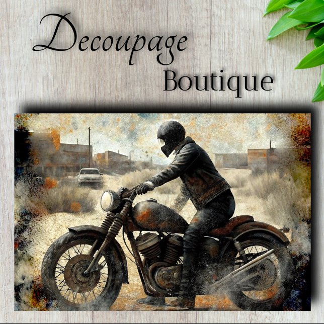 Biker Art Decoupage Tissue Paper (Biker Art Decoupage Tissue Paper)