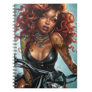 Biker Babe1 Notebook