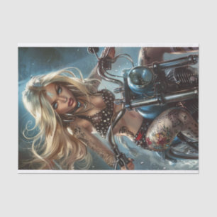 Biker Babe5 Tissue Paper