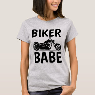 BIKER BABE, Ladies Motorcycle T-shirts