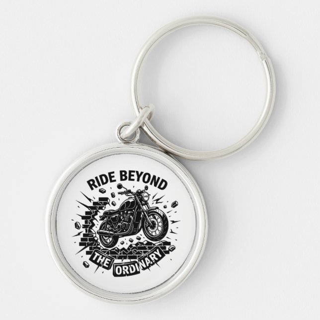 Biker Beyond Limits Ride Key Ring (Front)