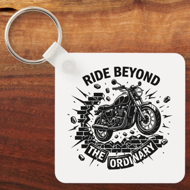 Biker Beyond Limits Ride Key Ring (Front)